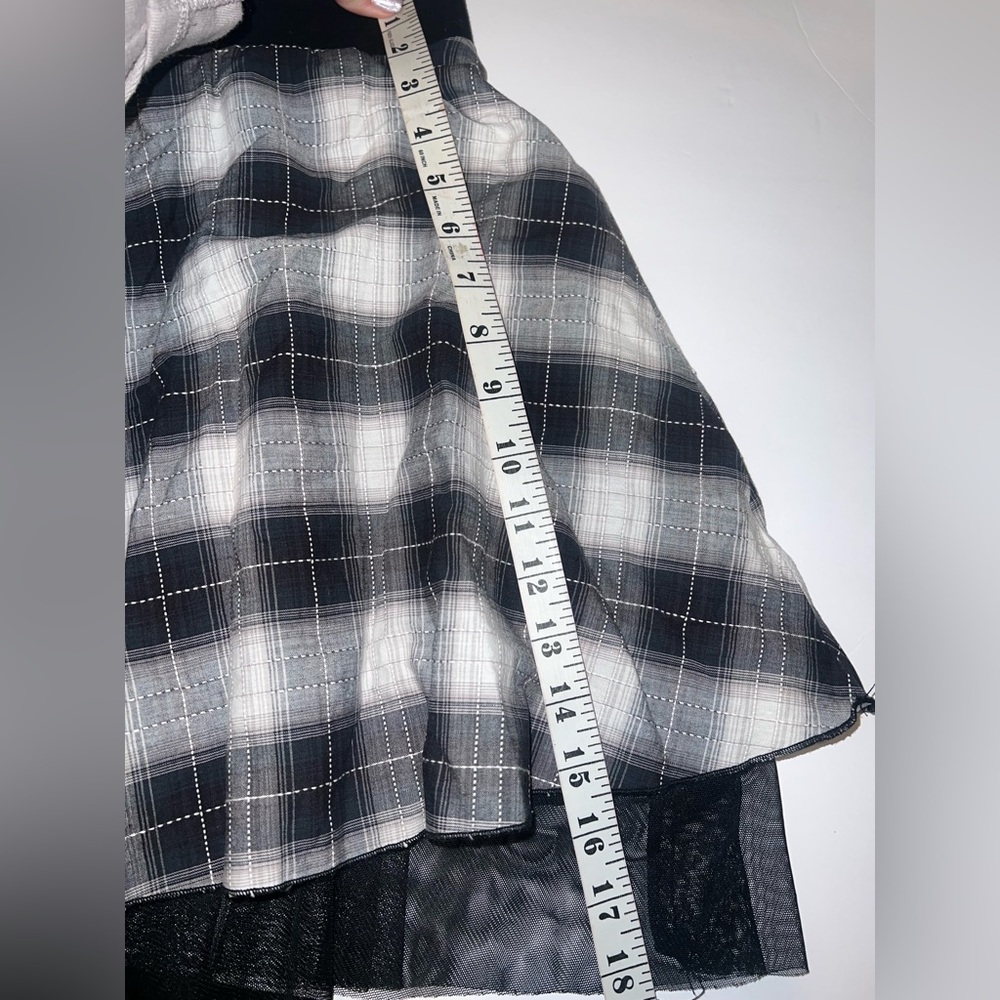 Vintage 90’s Plaid Frill Skirt - Picture 6 of 6